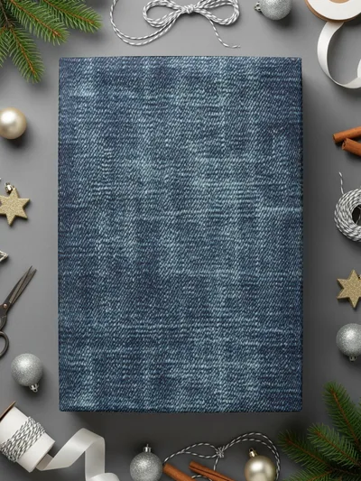 Seamless Denim Blue Jeans Texture Fabric Background Digital - Moore and Mountain