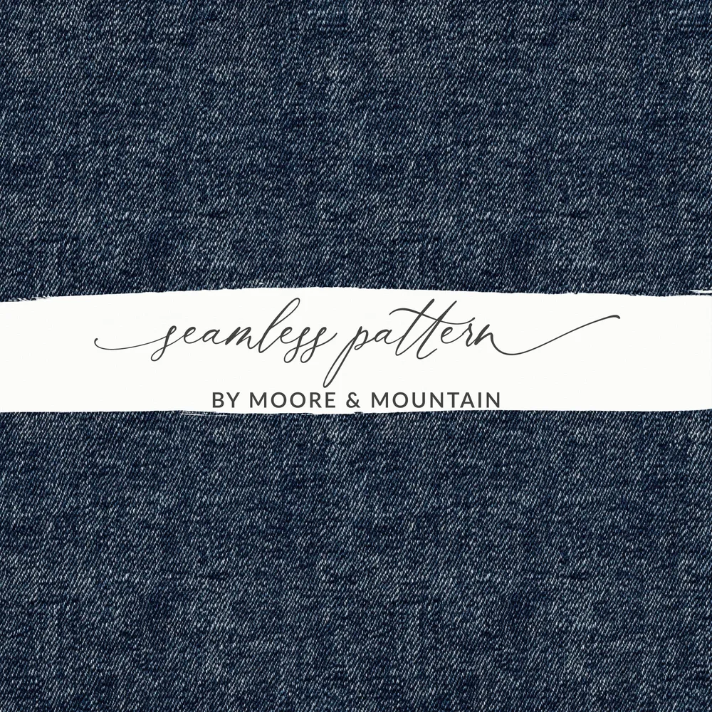 Seamless Denim Texture for Design Projects Digital - Moore and Mountain