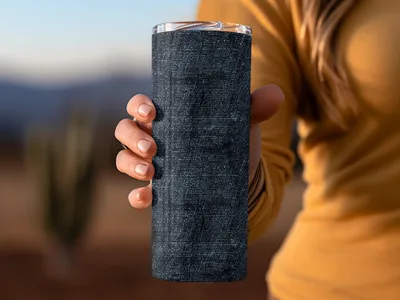 Seamless Denim Texture JPEG Digital - Moore and Mountain
