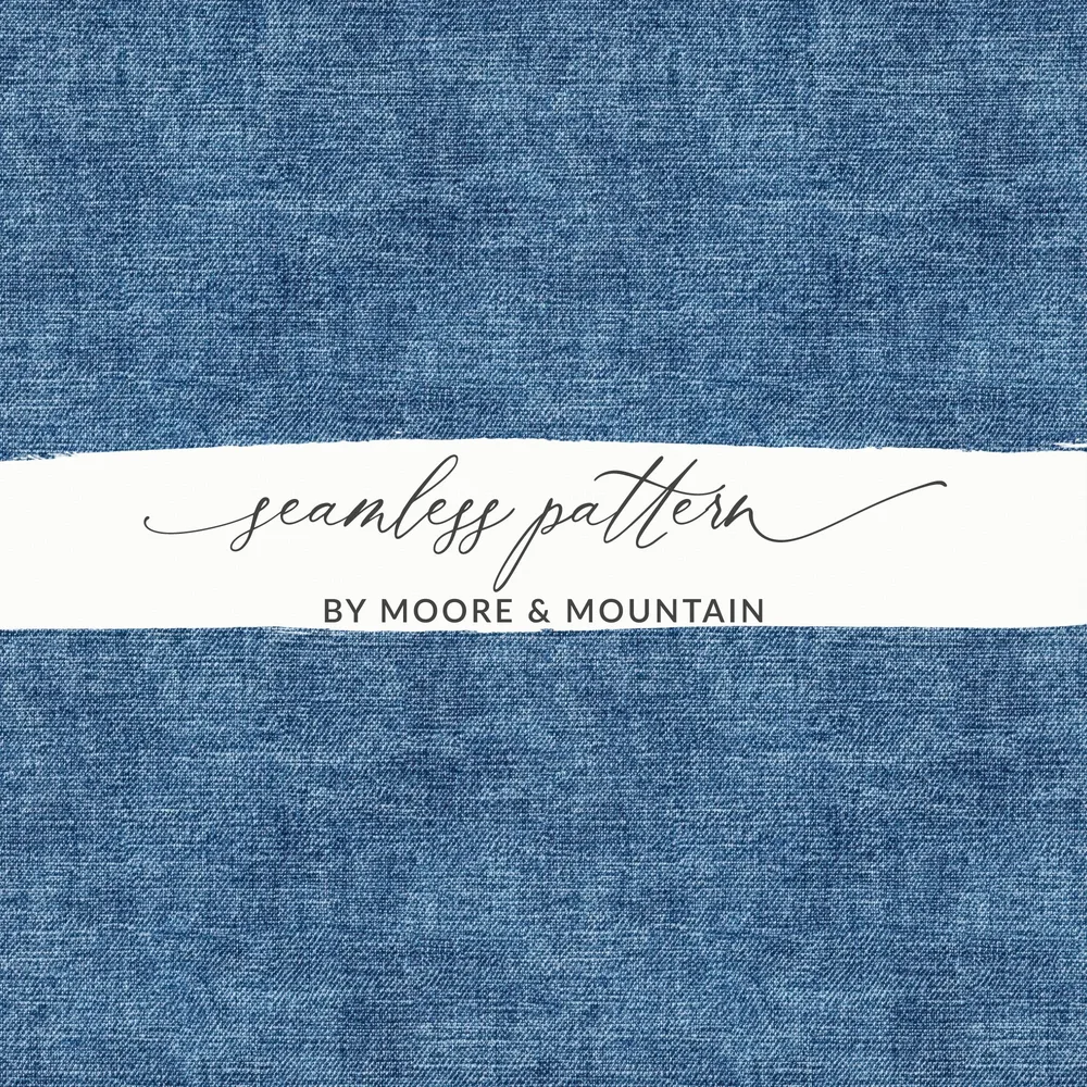 Seamless Denim Texture JPEG for Creative Projects - Moore and Mountain
