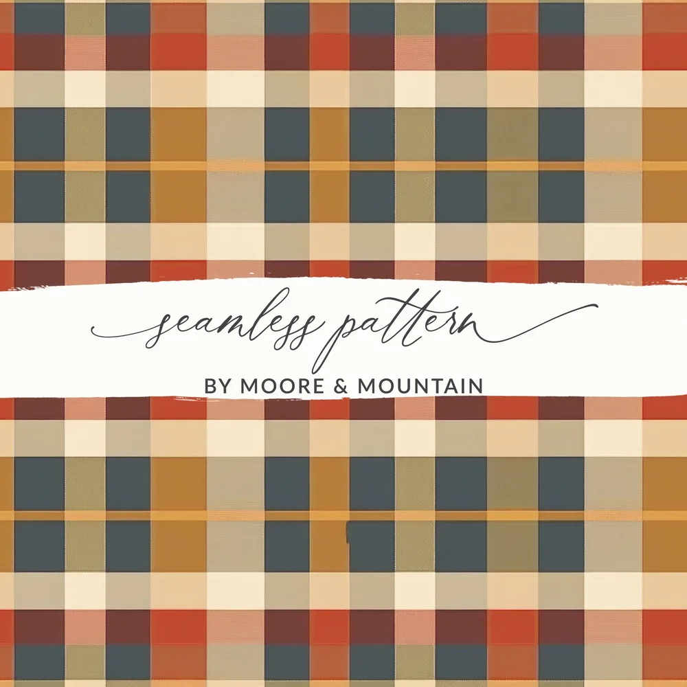 Moore & Mountain seamless pattern product