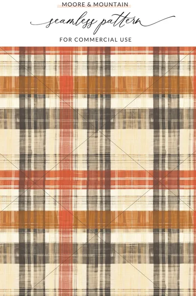 Moore & Mountain Seamless Pattern For Commercial Use