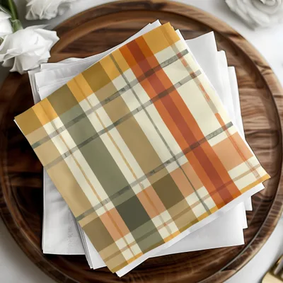 Autumn Plaid Design for Unique Crafting Project