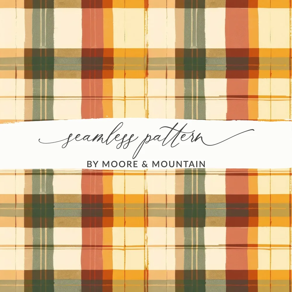 Seamless Plaid Pattern by Moore & Mountain product