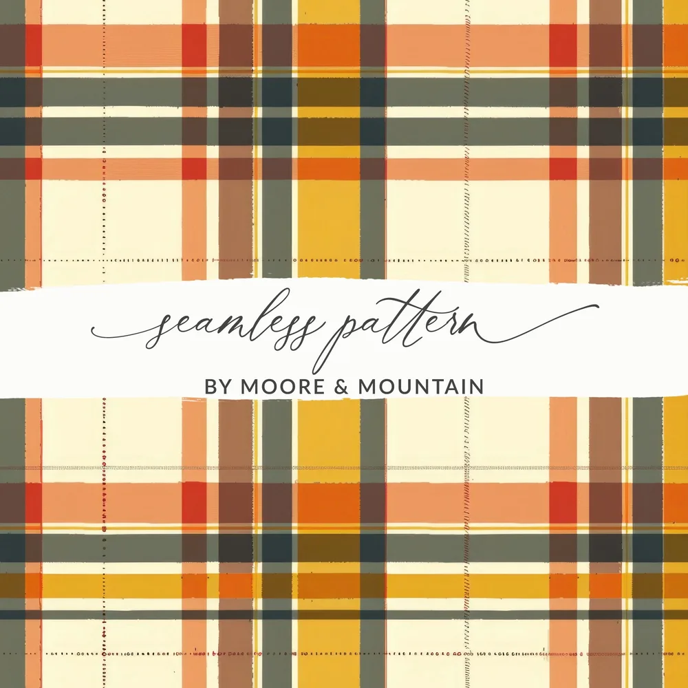 Seamless Plaid Pattern by Moore & Mountain Redesign