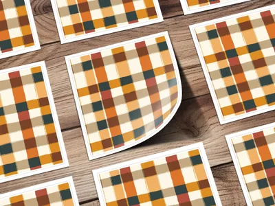 Colorful Geometric Pattern Sticker Sheet for Decoration