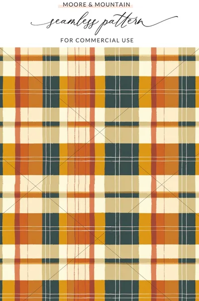 Seamless Plaid Pattern for Commercial Use Design