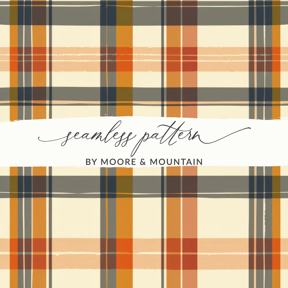 Seamless Pattern by Moore & Mountain Plaid Design