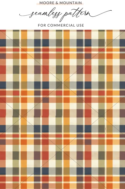 Moore and Mountain Seamless Pattern for Commercial Use