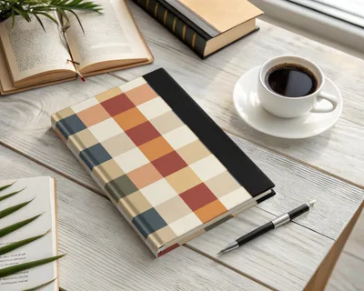 Colorful Plaid Hardcover Journal for All Your Notes and Ideas