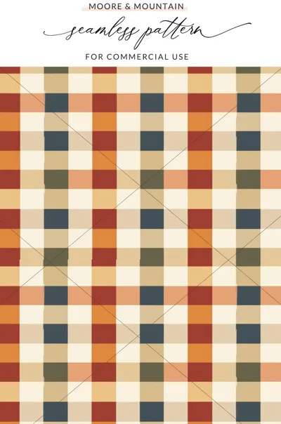 Moore and Mountain Seamless Pattern Commercial Use