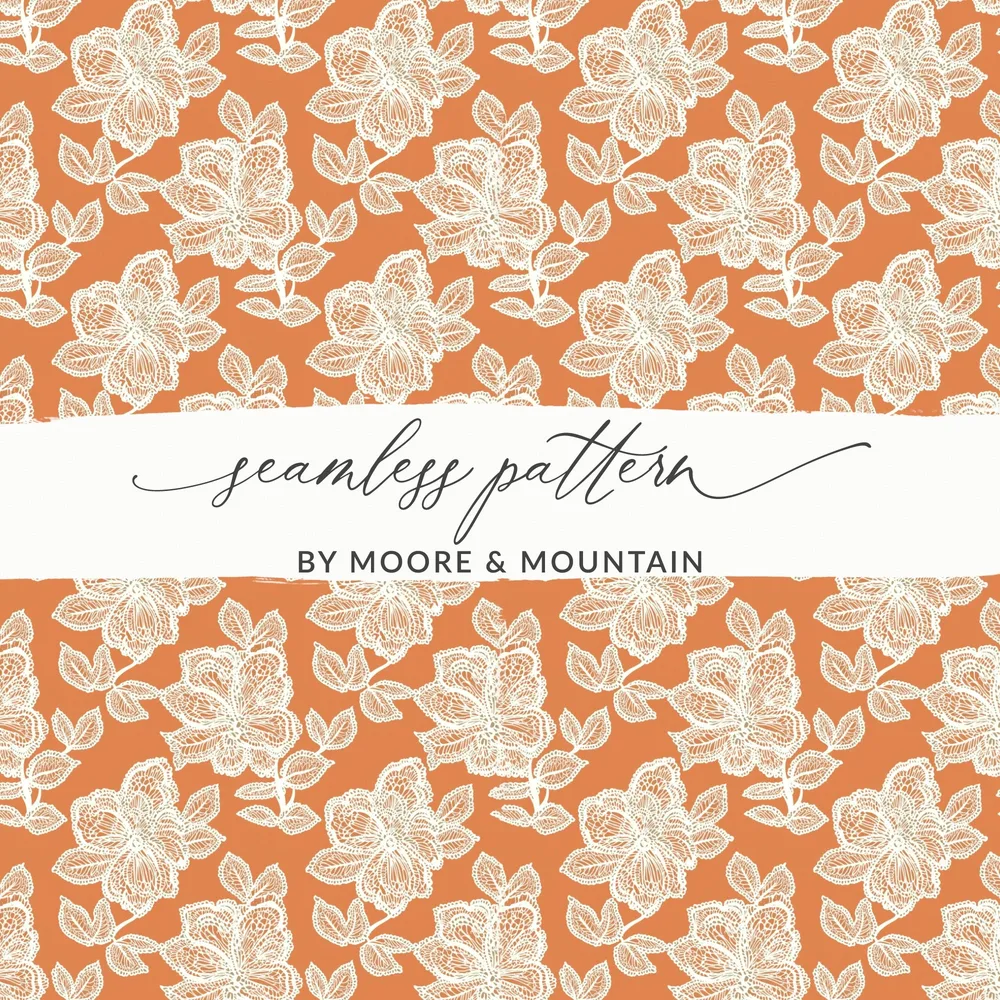 Seamless Floral Pattern by Moore & Mountain Design