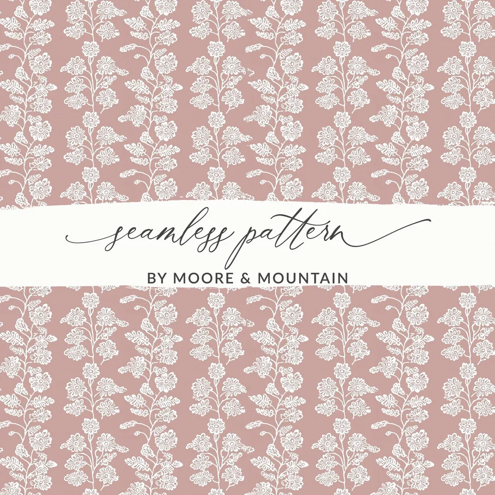 Seamless Pattern by Moore & Mountain Floral Design