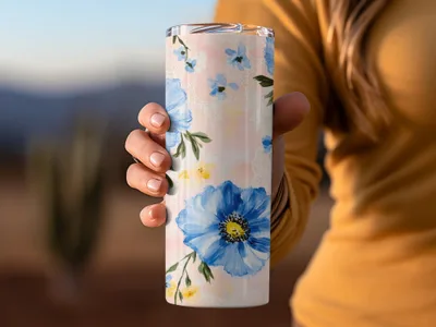 Seamless Grandmillenial Floral Pattern with Lace Digital - Moore and Mountain