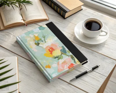 Seamless Impressionistic Floral Art Print Soft Hues Digital - Moore and Mountain