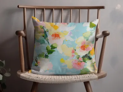 Seamless Impressionistic Painted Floral Design Digital - Moore and Mountain
