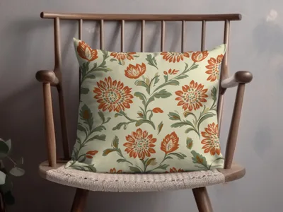 Seamless Indian Pattern Floral Chintz - Moore and Mountain