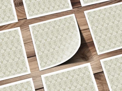 Elegant Floral Patterned Paper Sheets for Crafting