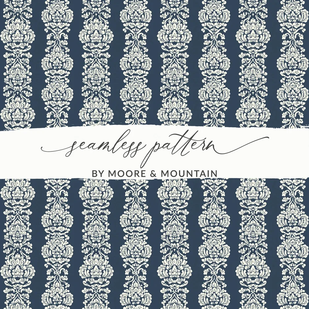 Elegant Seamless Pattern by Moore & Mountain Design