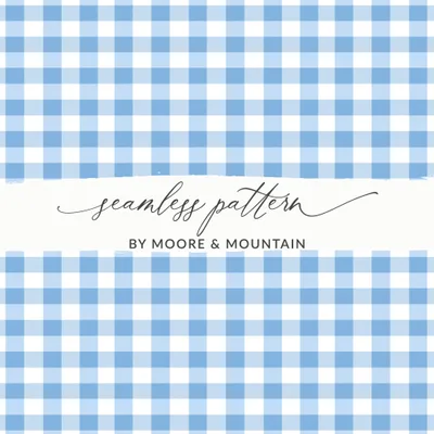 Seamless Light Blue Boy Baby Shower Seamless Digital