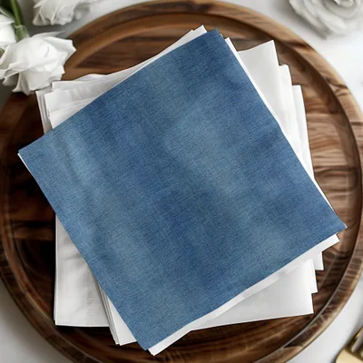Seamless Light Blue Denim Fabric Elegant Blue Jeans Texture Digital - Moore and Mountain