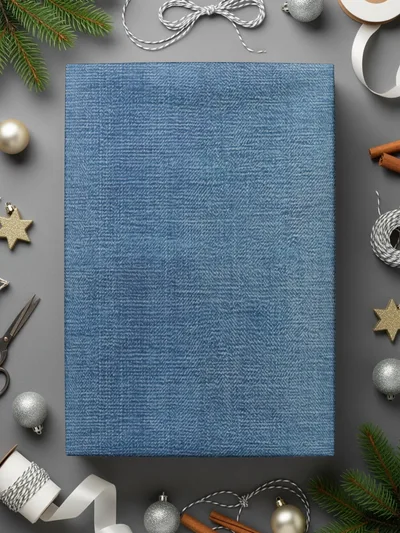 Seamless Light Blue Denim Fabric Elegant Blue Jeans Texture Digital - Moore and Mountain