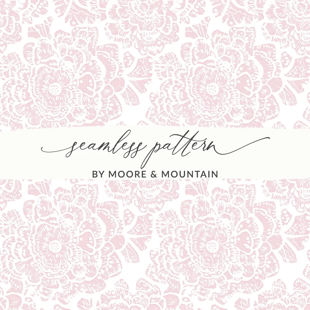 Elegant Seamless Floral Pattern by Moore & Mountain
