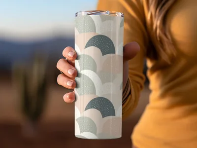 Stylish Abstract Pattern Insulated Tumbler for Everyday Use
