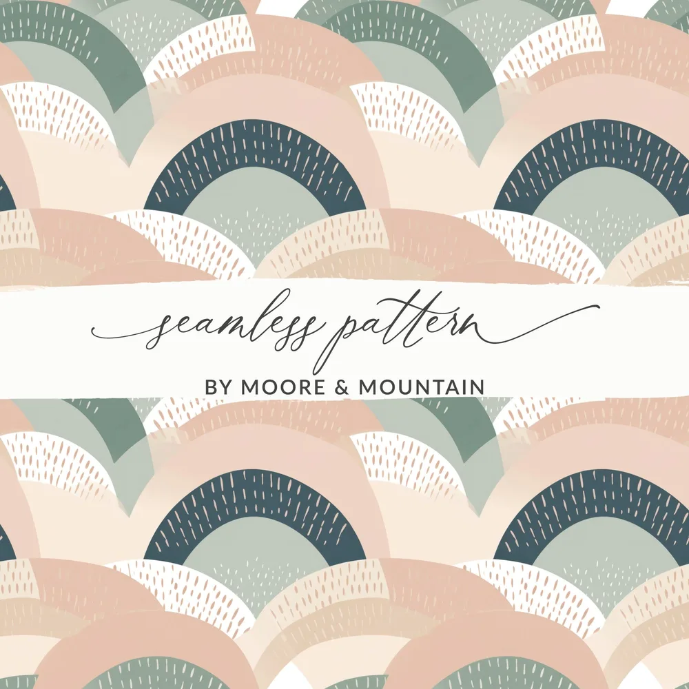 Seamless Pattern by Moore and Mountain Product