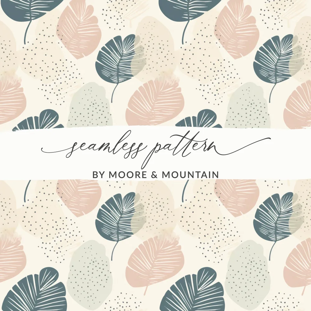 Seamless Pattern by Moore & Mountain Botanical Design