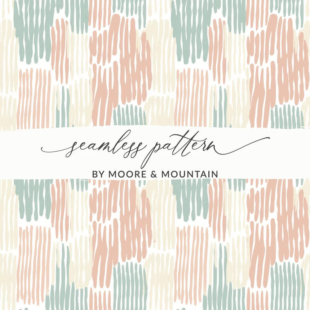 Colorful Seamless Pattern by Moore and Mountain Design