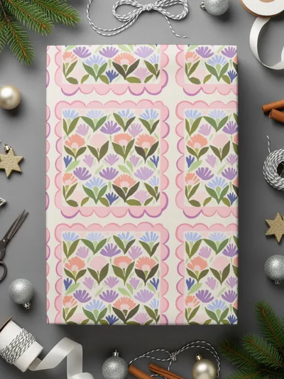 Floral and Nature Themed Gift Wrap Paper for All Occasions