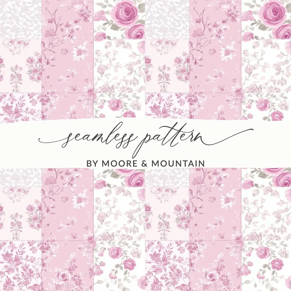 Seamless Pattern by Moore & Mountain floral design