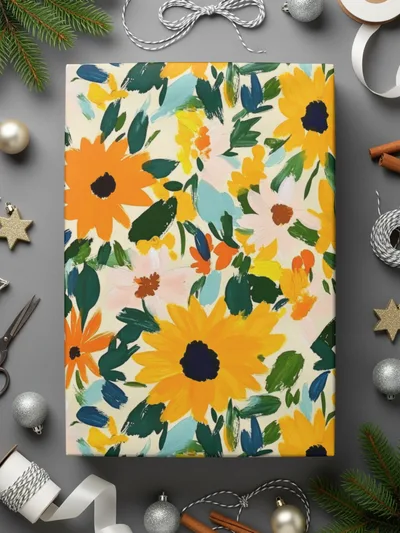 Fresh Floral Patterned Gift Wrap For Any Occasion