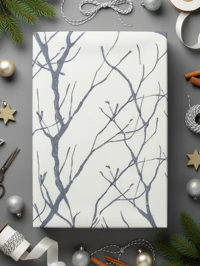 Seamless Tree Branch Pattern Digital Paper, Modern Background Digital Download, Printable Patterns for Crafts, Scrapbooking, Texture - Moore and Mountain