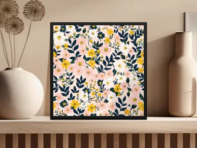 Floral Botanical Print Poster Wall Art Home Decor Picture