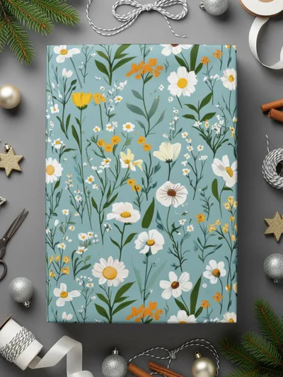 Beautiful Floral Pattern Gift Wrap for Any Occasion