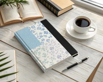 Elegant Botanical Design Hardcover Journal Notebook