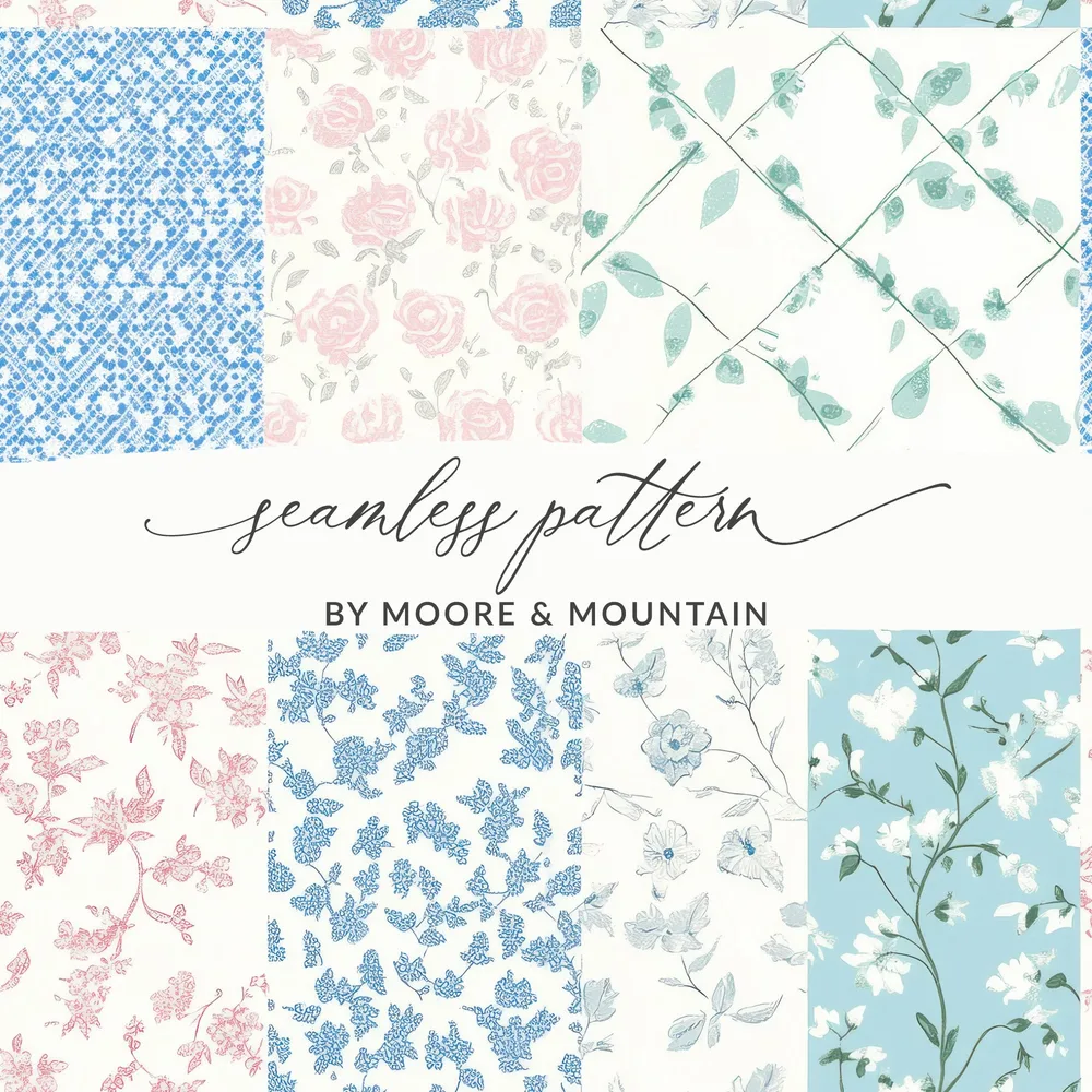 Floral and Botanical Seamless Pattern Collection