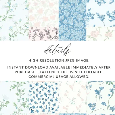 Floral and Nature Themed High Resolution JPEG Download