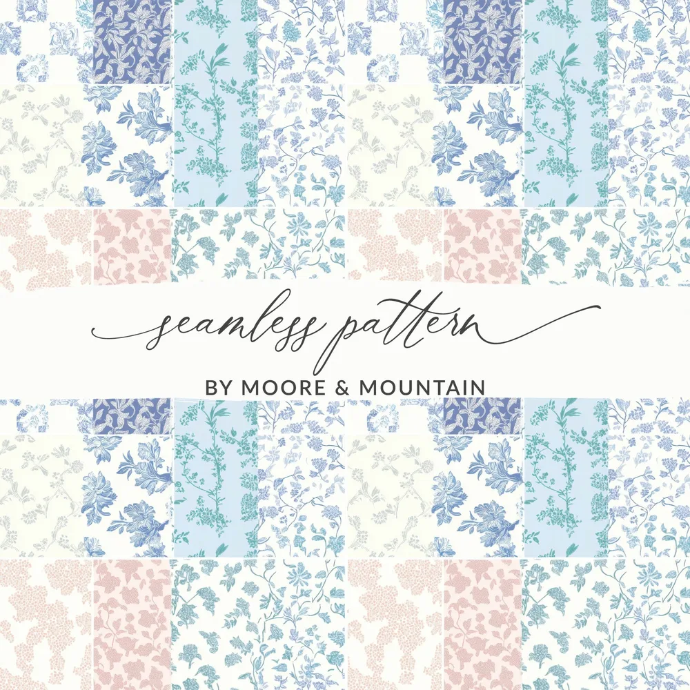 Seamless Floral Pattern by Moore and Mountain design