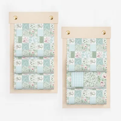 Vintage Floral Patchwork Design Window Shades Cover