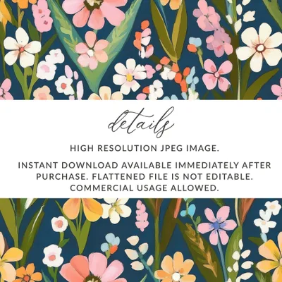 High Resolution Floral Printable JPEG Image Download