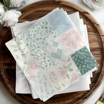 Floral and Geometric Patterned Fabric product