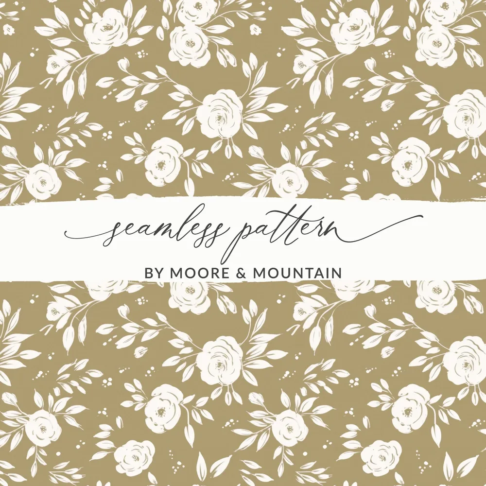 Floral Seamless Pattern by Moore & Mountain Design