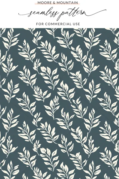 Elegant Floral Seamless Pattern for Commercial Use
