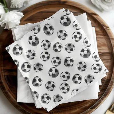 Soccer Ball Seamless Pattern, Digital Paper, Sports Fabric Design, Printable Background, Football Texture, Digital Download - Moore and Mountain