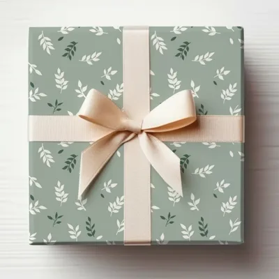 Elegant Botanical Design Gift Wrapping Paper