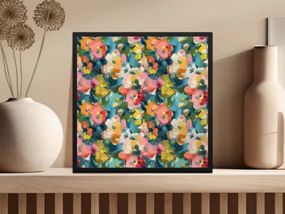 Spring Acrylic Floral Impressionism Digital - Moore and Mountain