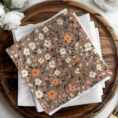 Floral Pattern Napkins for Elegant Dining Settings